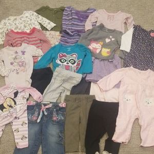 Baby girls 18 months clothes bundle